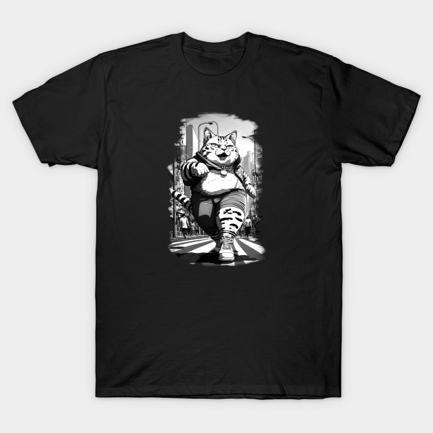 Cute Big Cat T-Shirt by Holycat